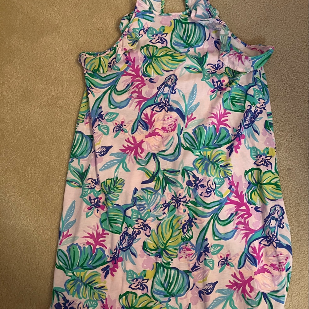 Lilly Pulitzer Margot Swing Dress Mermaid Print Size Small